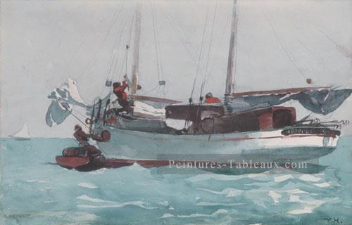 Prendre des dispositions humides réalisme marine peintre Winslow Homer Peintures à l'huile